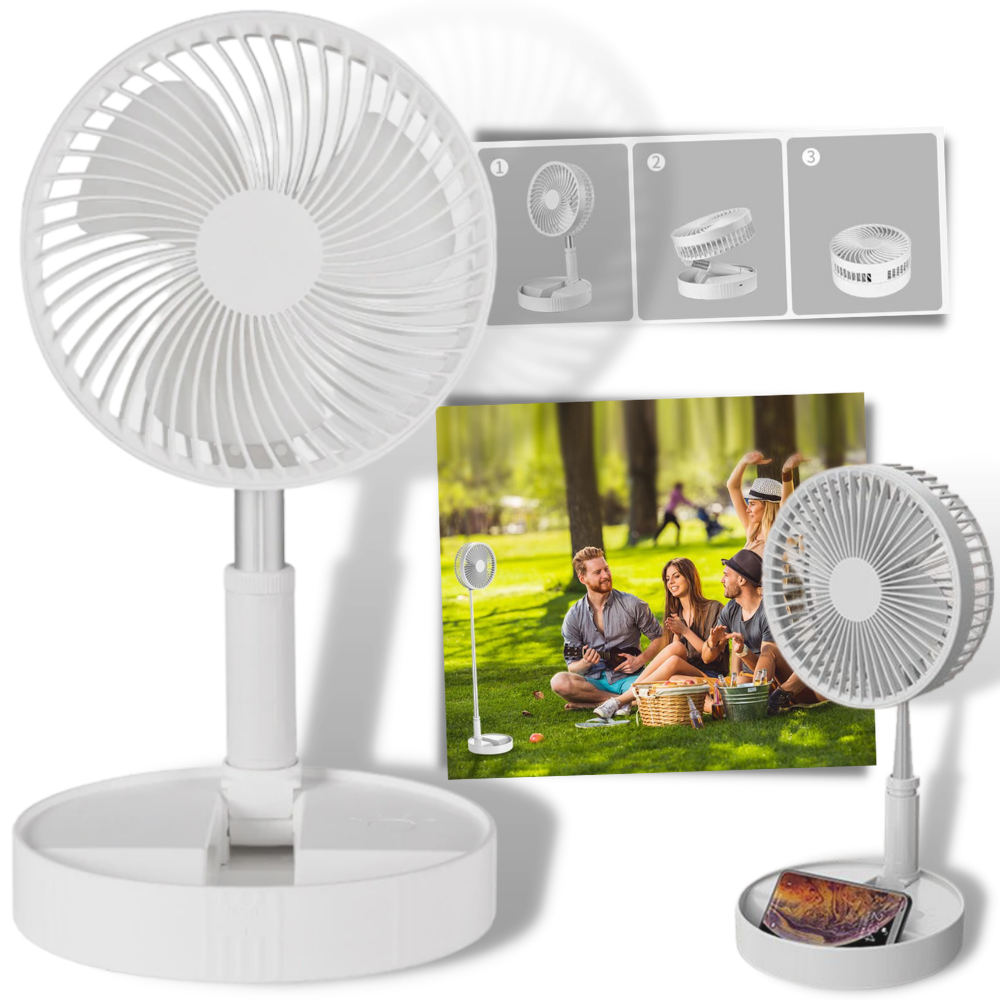 Unique Portable Foldable USB Fan -