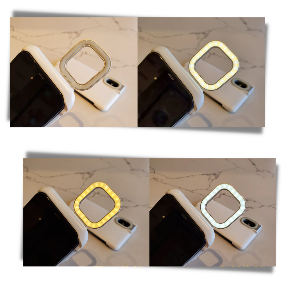 Phone Case With LED Ringlight