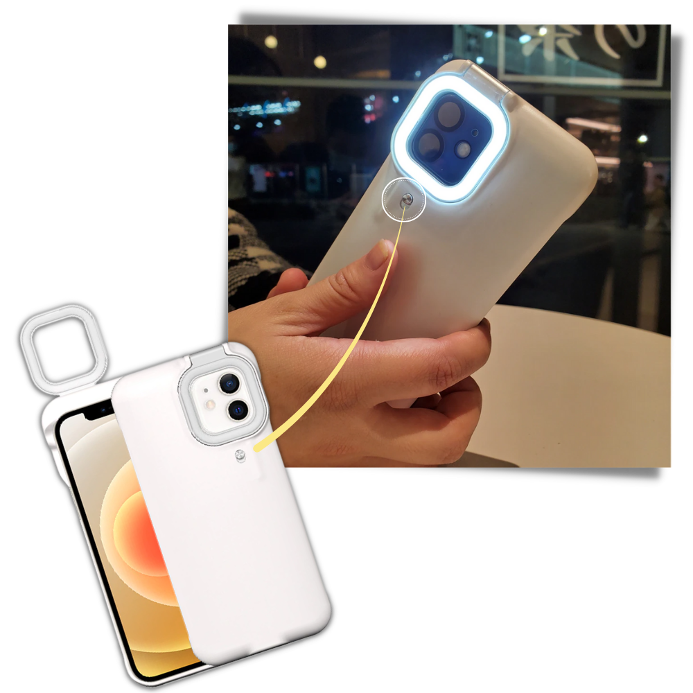 Phone Case With LED Ringlight