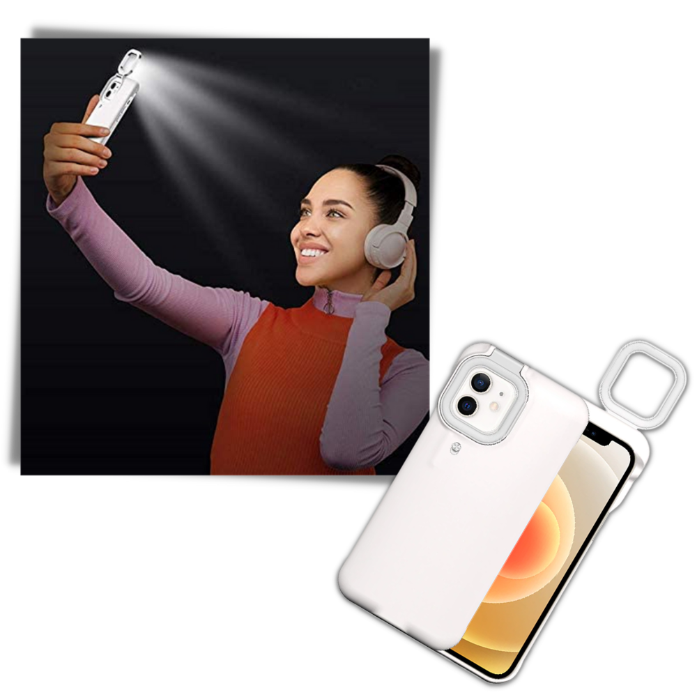 Phone Case With LED Ringlight