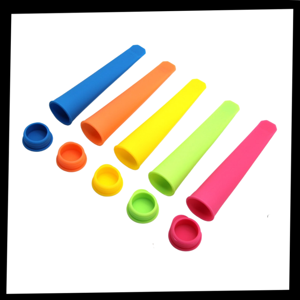 5-pack Silicone Popsicle Maker Moulds