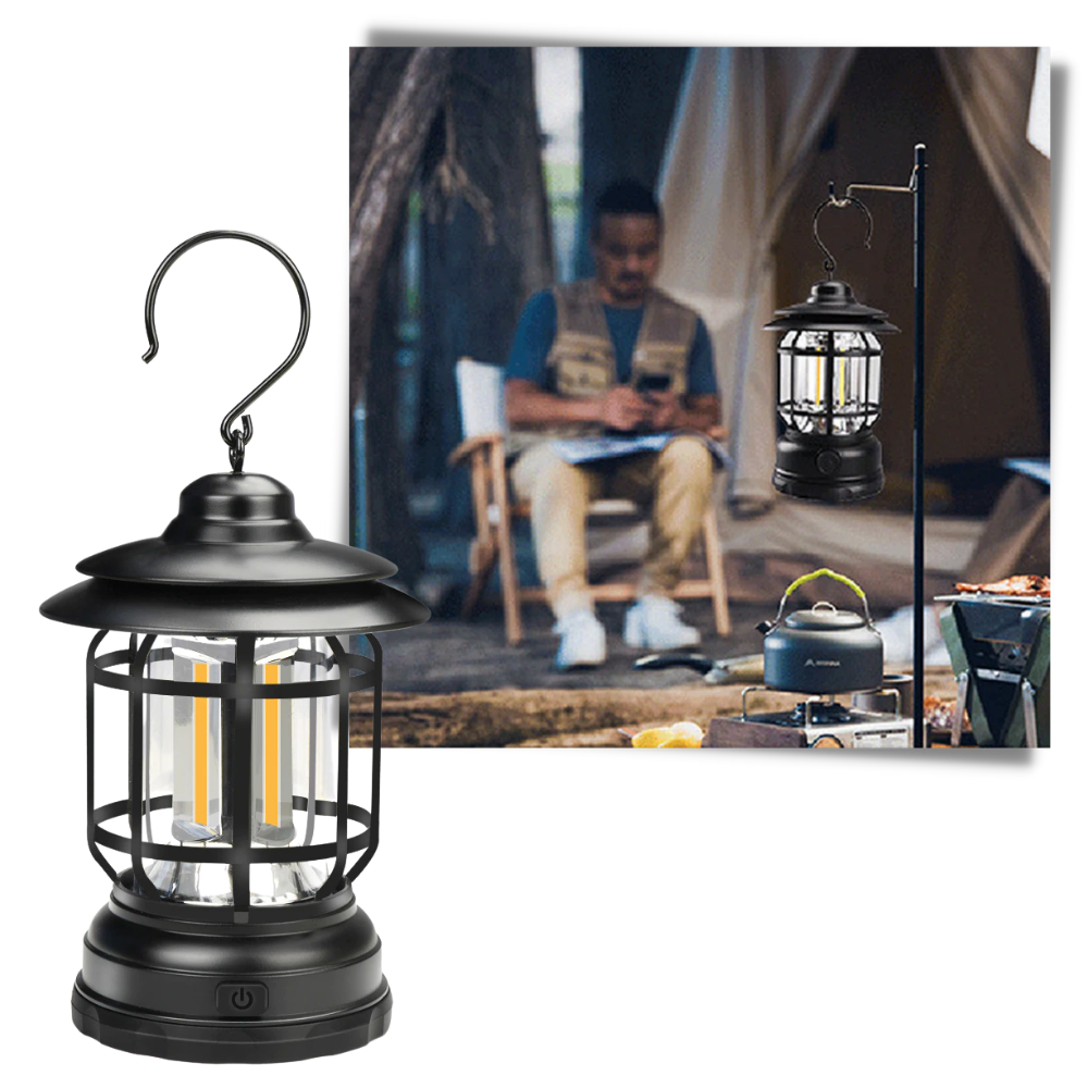 Retro LED Camping Lantern