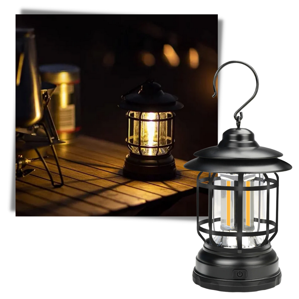 Retro LED Camping Lantern