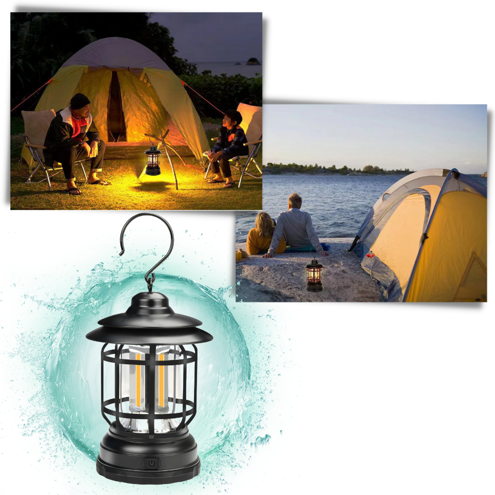 Retro LED Camping Lantern