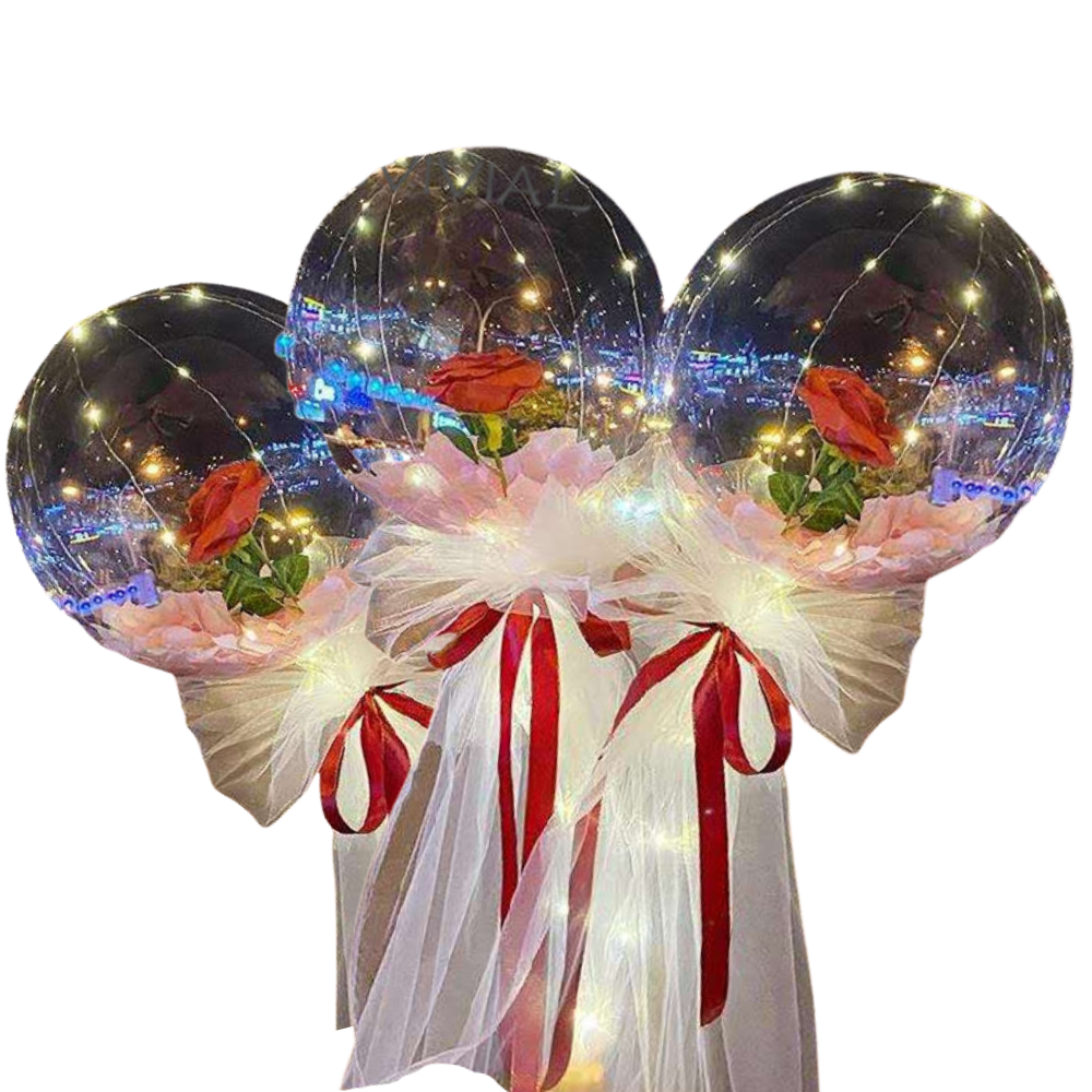 Beautiful Rose LED Balloon