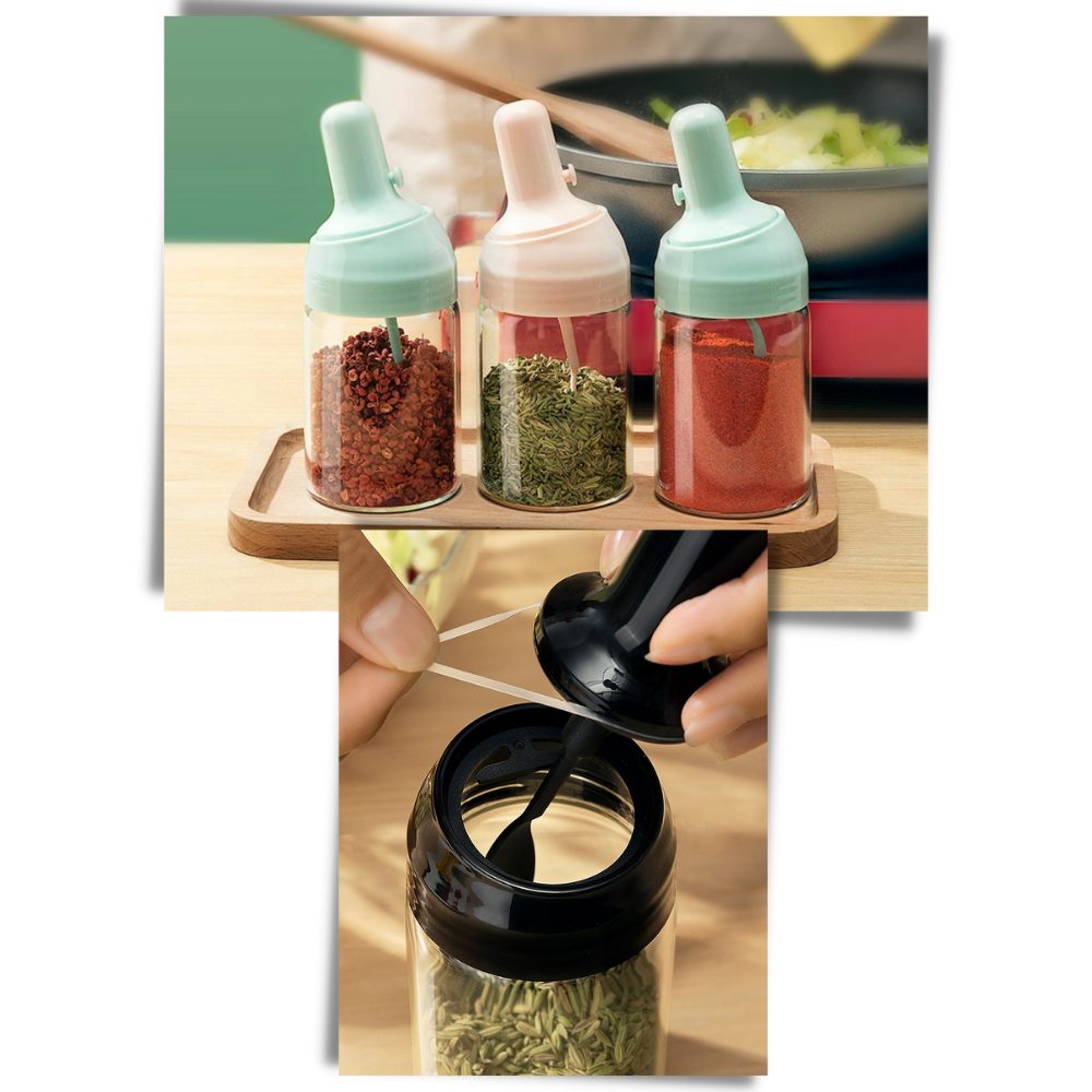 Moisture-proof Seasoning Dispensing Jar