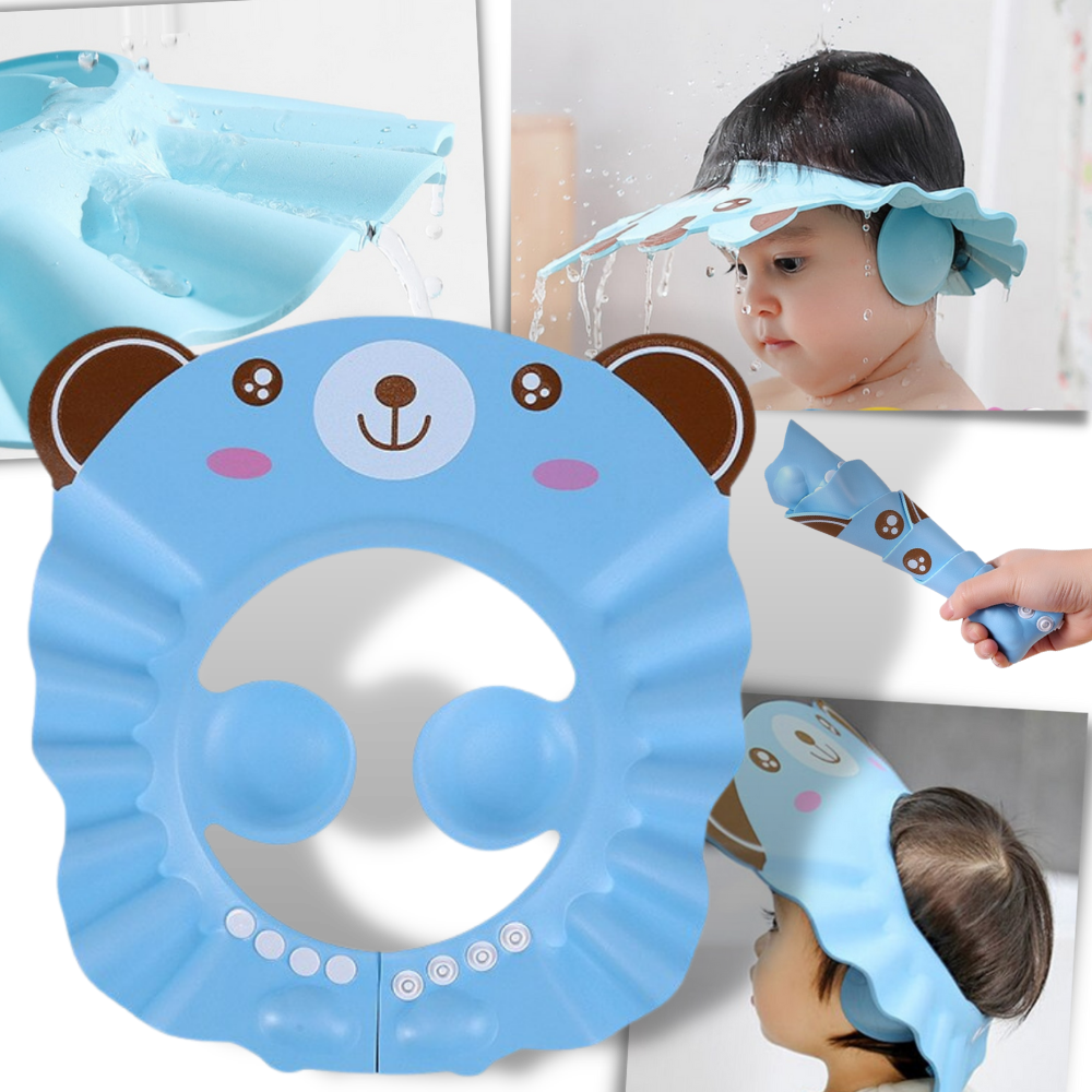 Shower Cap & Ear Protectors for Kids -