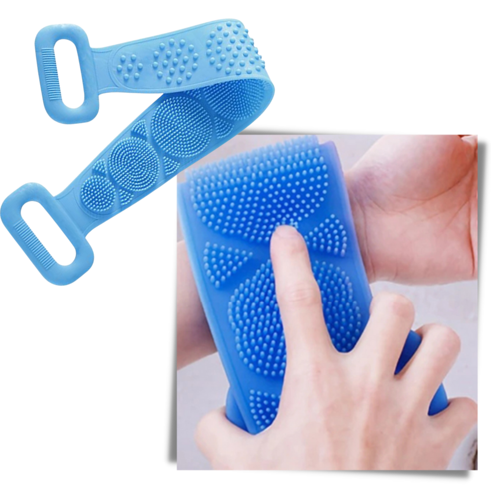 Stretchy Silicone Exfoliating Body Scrubber