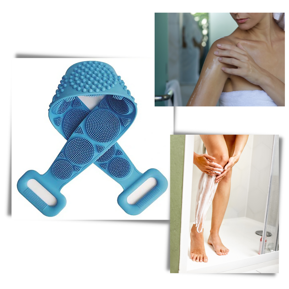 Stretchy Silicone Exfoliating Body Scrubber