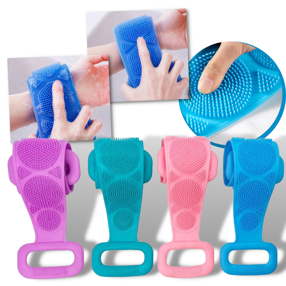 Stretchy Silicone Exfoliating Body Scrubber -