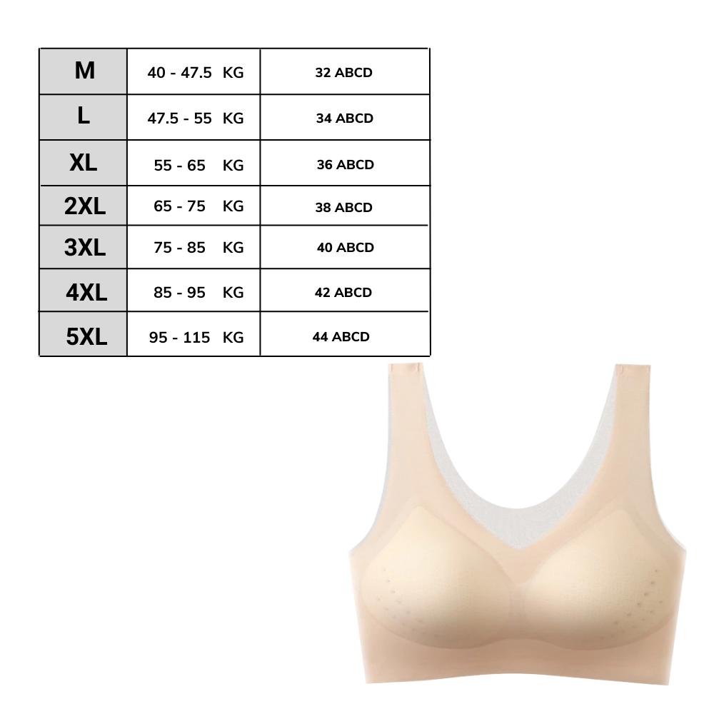 Ultra-Thin Ice Silk Seamless Bra