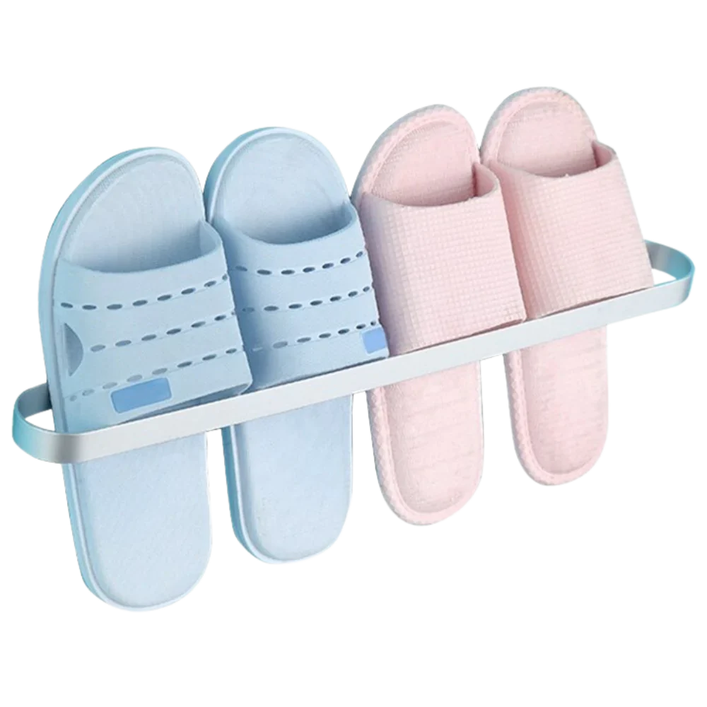 Aluminium Wall-Mounted Slipper Rack