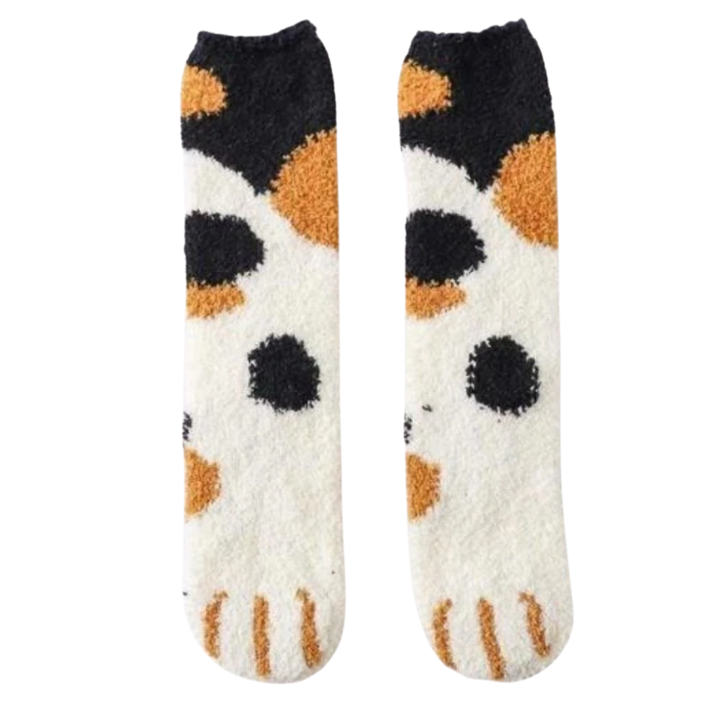 Cat's Paw Winter Socks