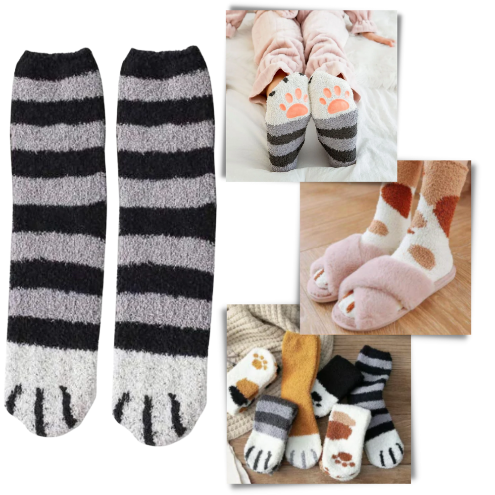 Cat's Paw Winter Socks - Oustiprix