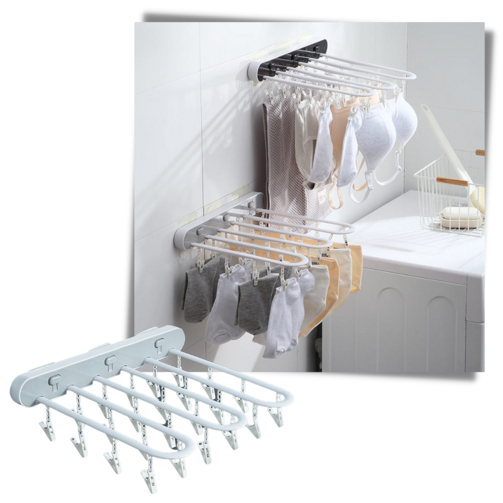 Wall-Mounted Clothes Organiser