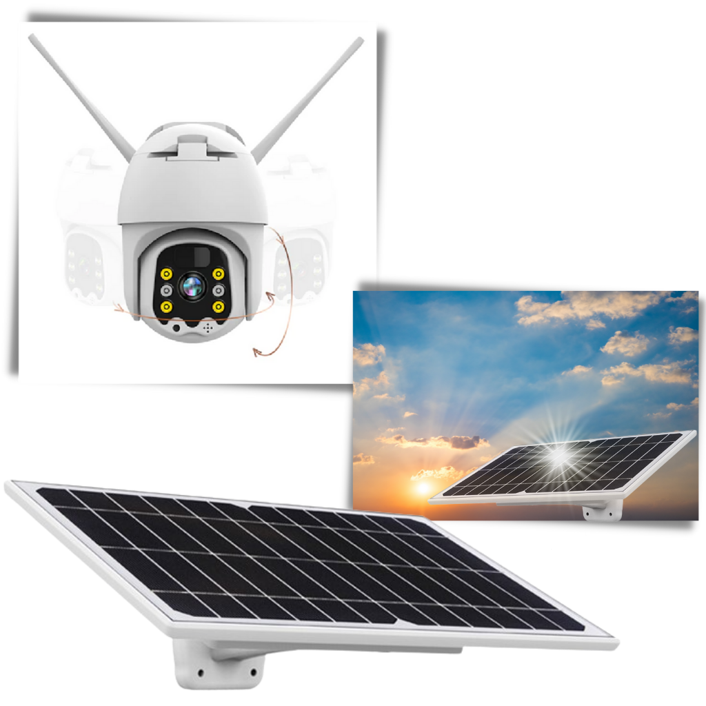 Solar-Powered Outdoor Camera