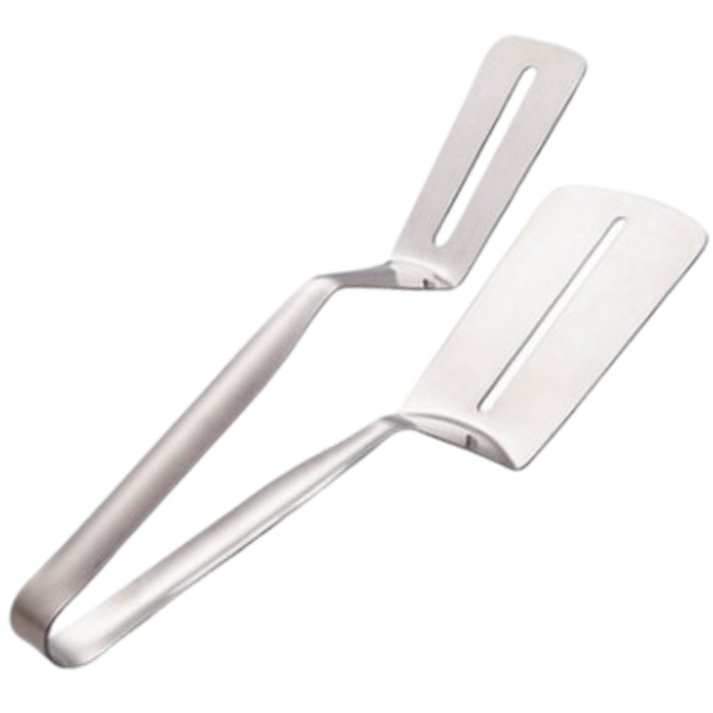 Stainless Steel Spatula and Tongs