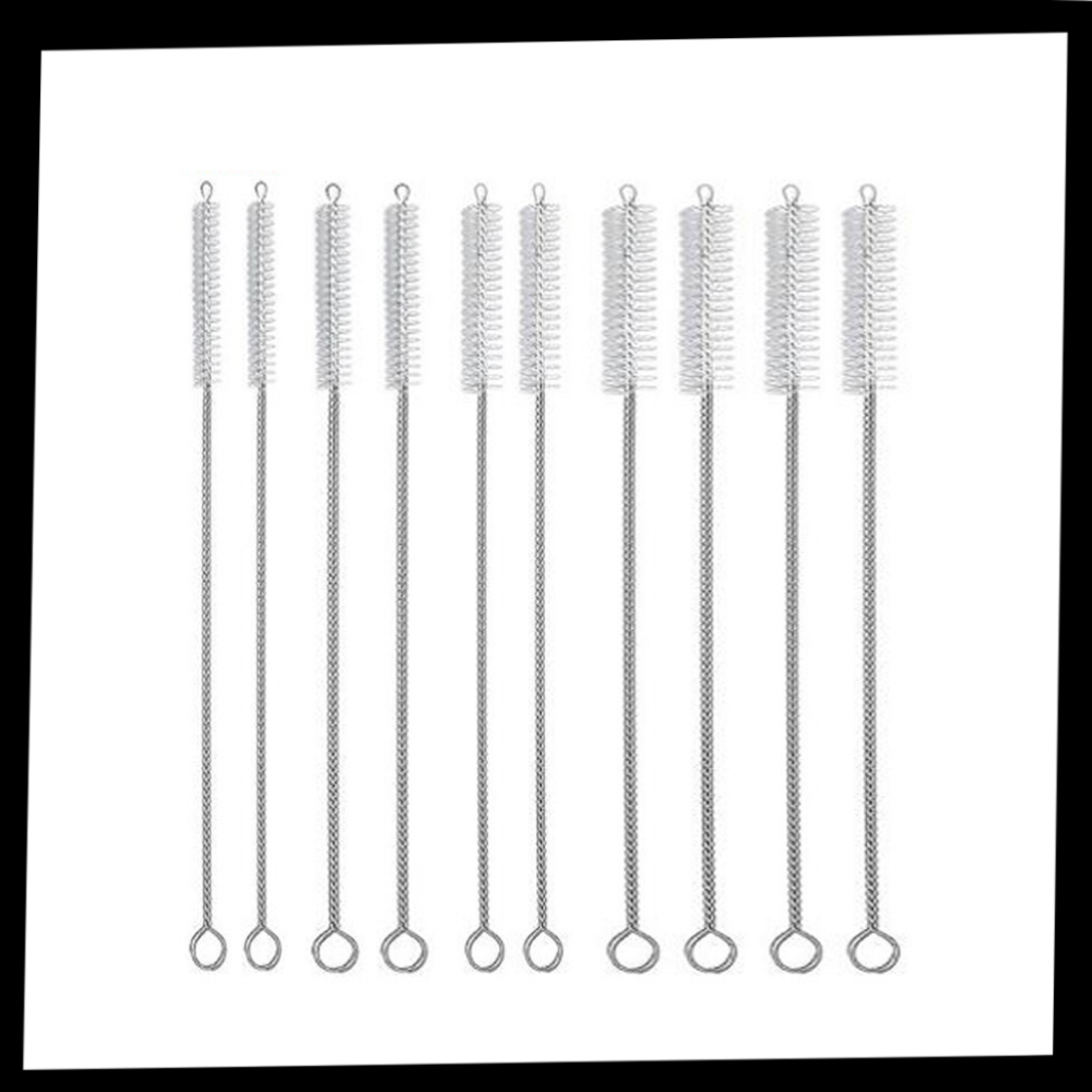 10-Pack Straw Cleaner Brush