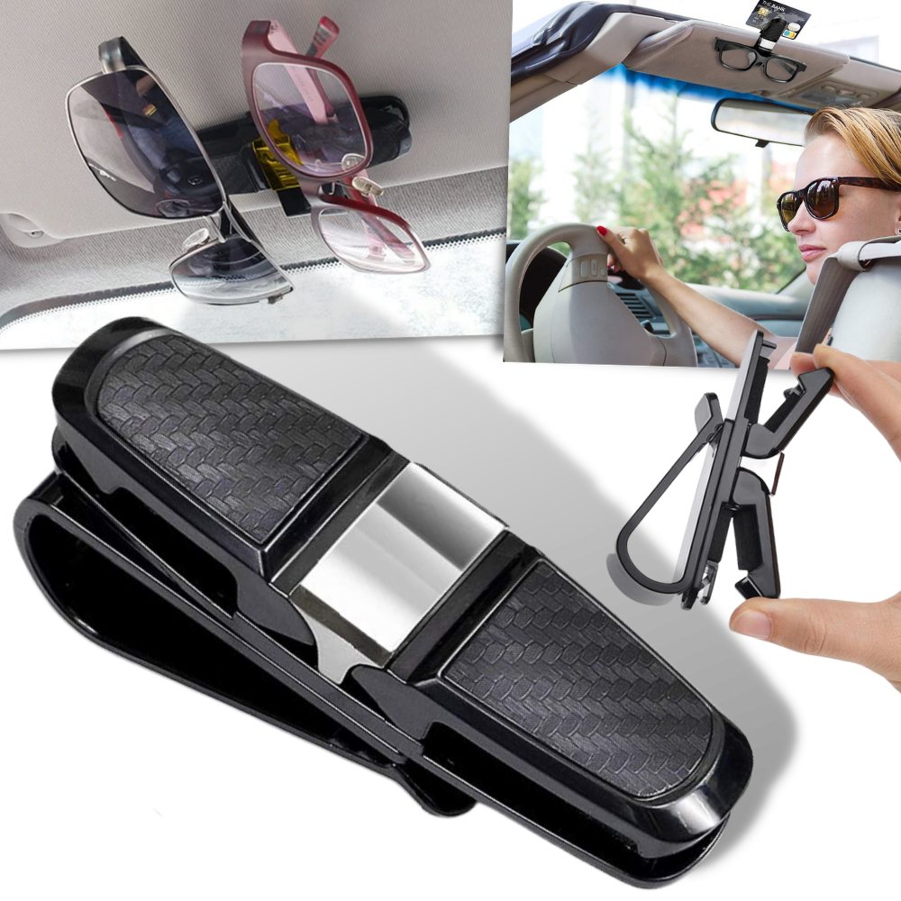 Sunglasses Holder for Car Visor -