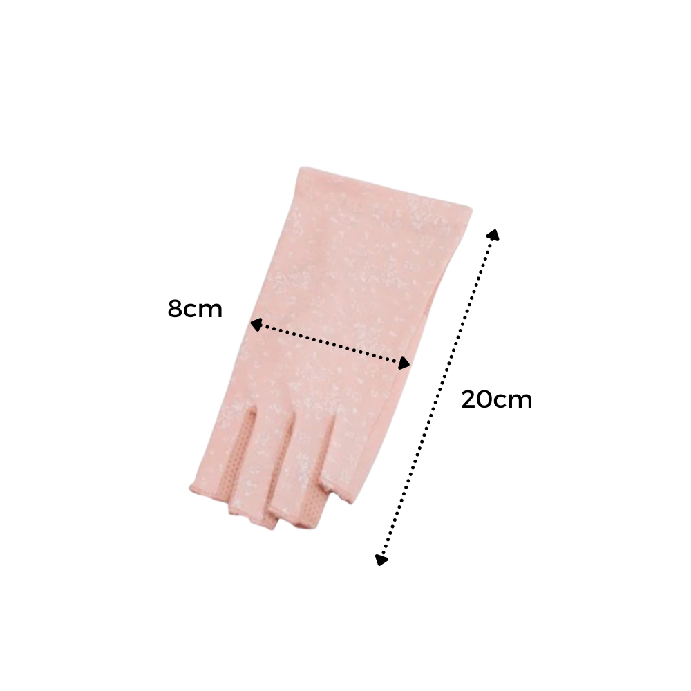 Stylish UV-Protective Cotton Gloves