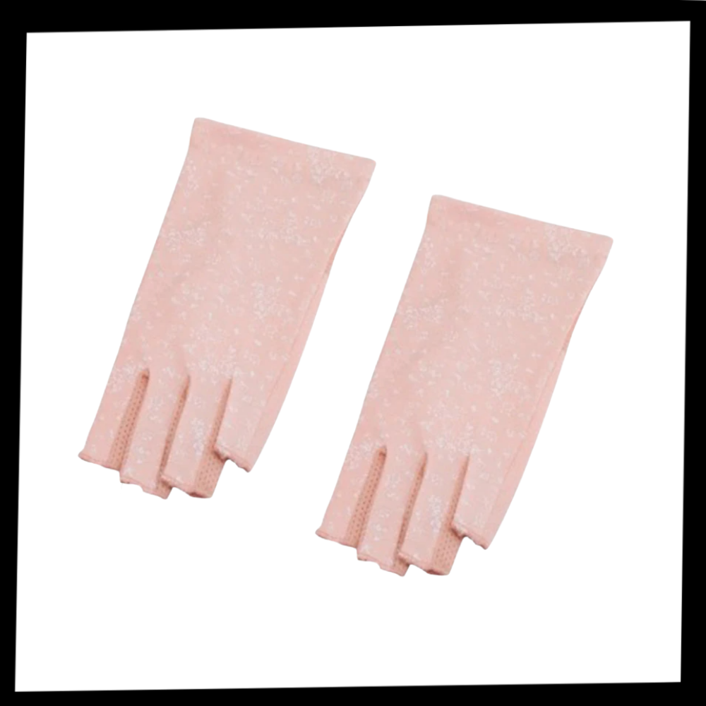 Stylish UV-Protective Cotton Gloves