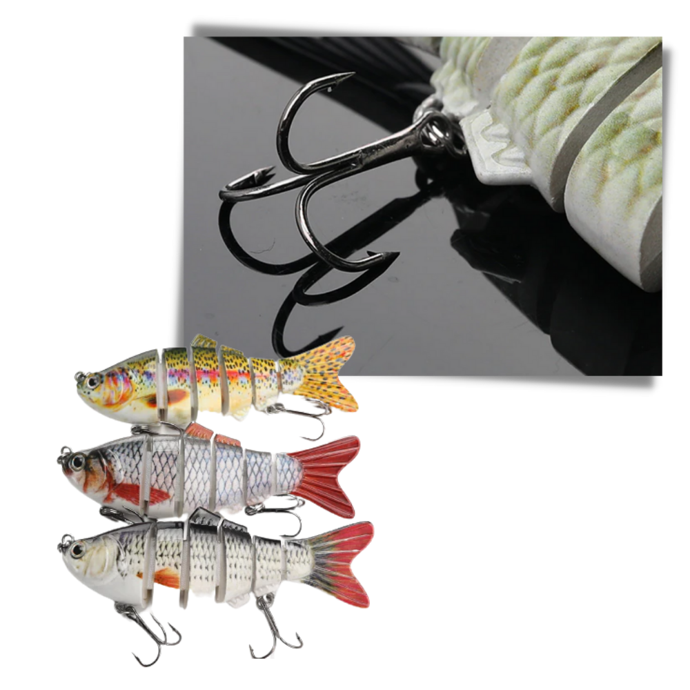 Set of Artificial Wobbler Fishing Lures