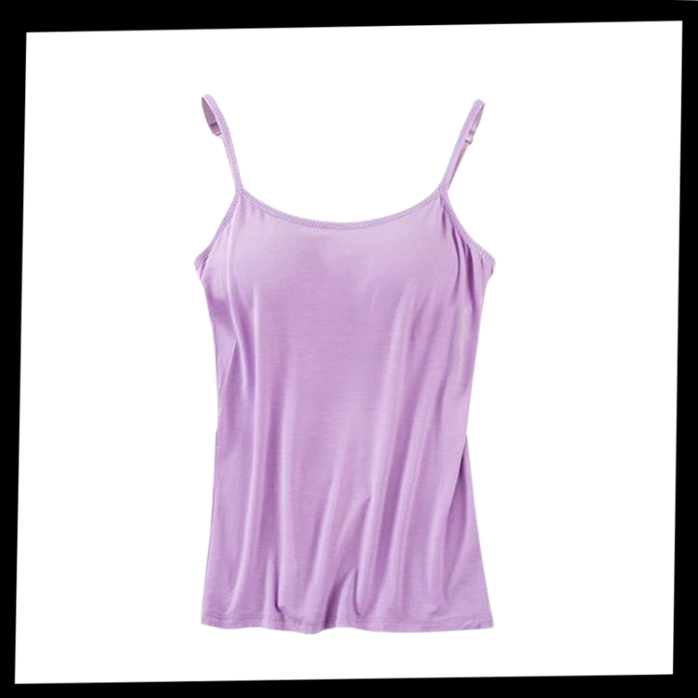 Camisole with Built-In Bra