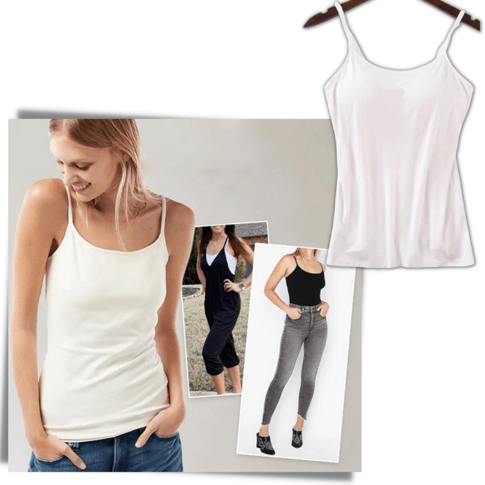 Camisole with Built-In Bra