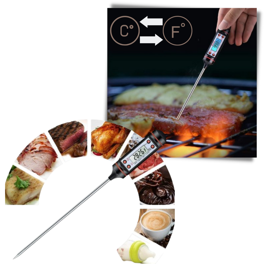 Digital Cooking Probe Thermometer