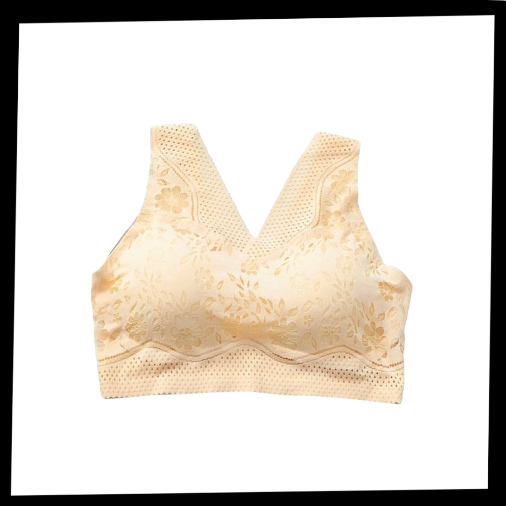 Seamless Breathable Lacy Bra