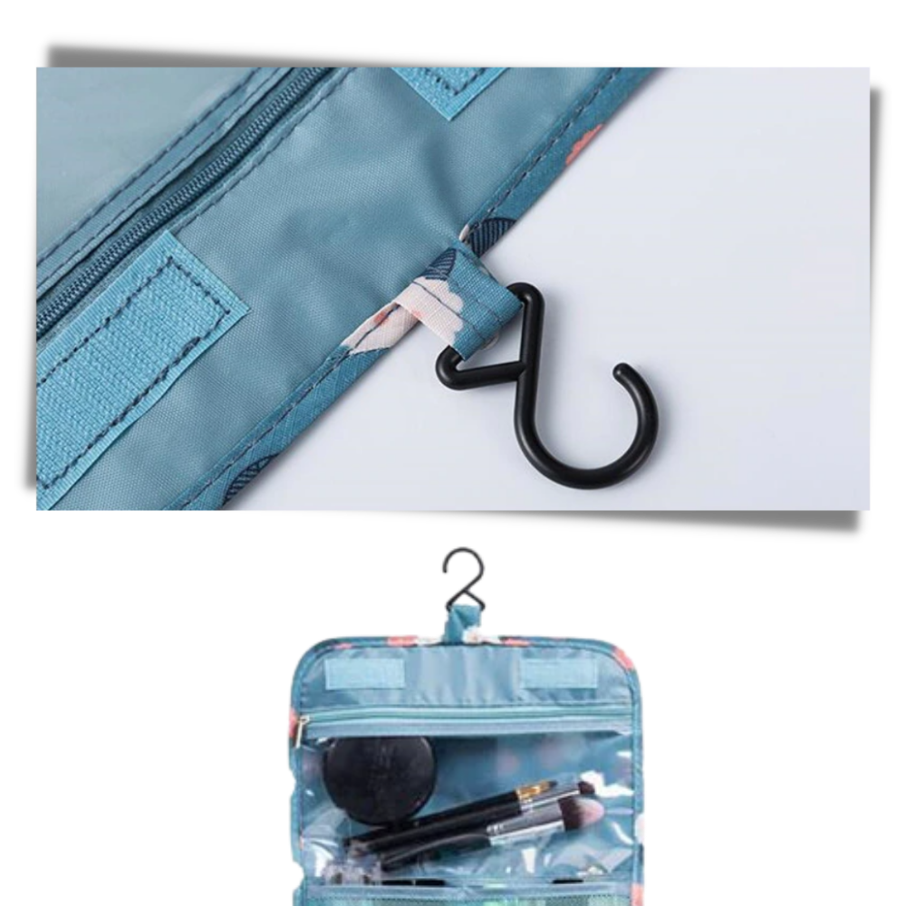 Travel Toiletries Organiser Bag - Hanging Travel Toiletry Bag