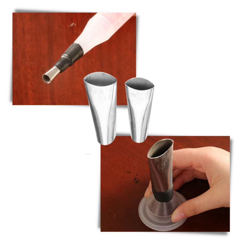 Stainless Steel Caulking Nozzle Set