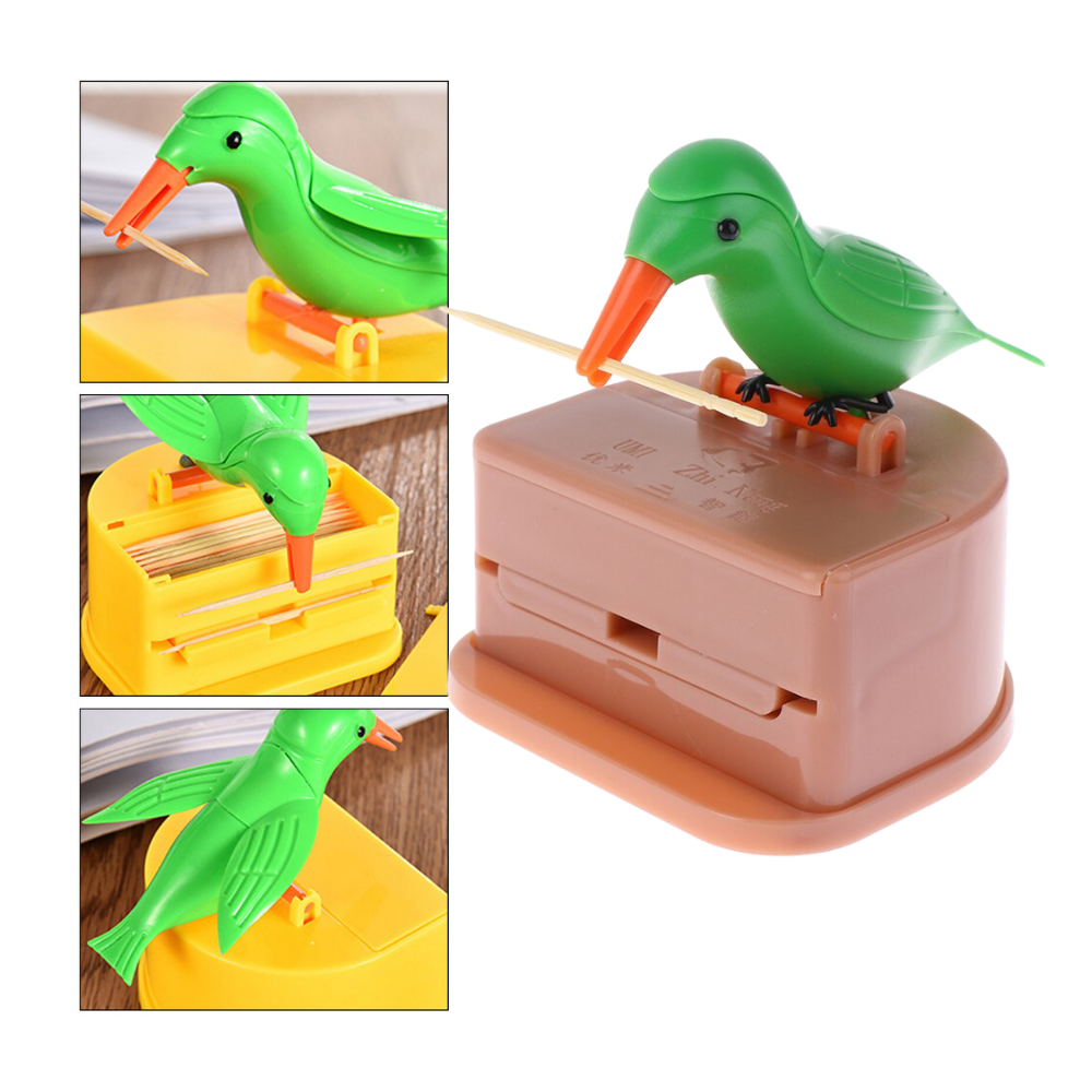 Bird Toothpick Dispenser Box