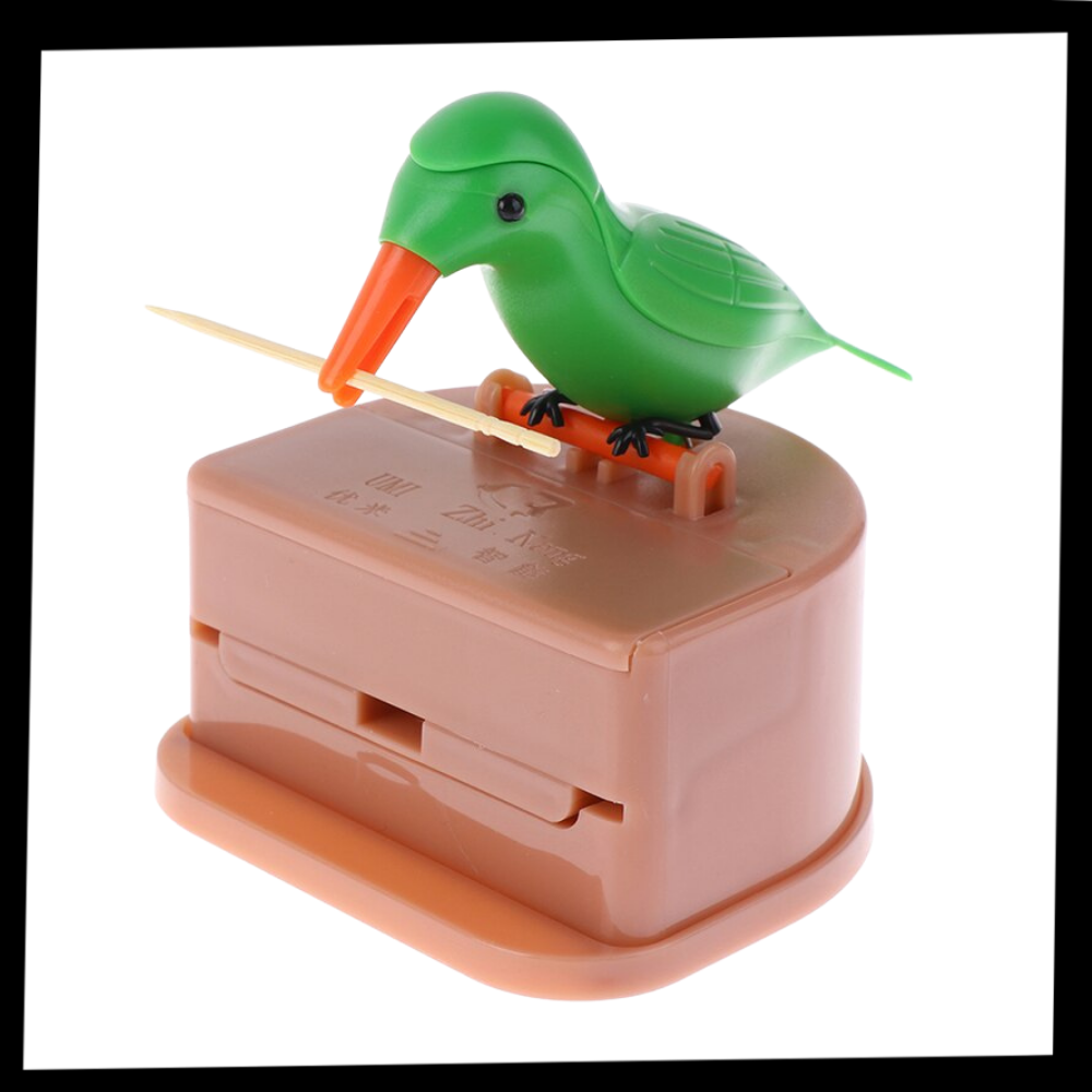 Bird Toothpick Dispenser Box