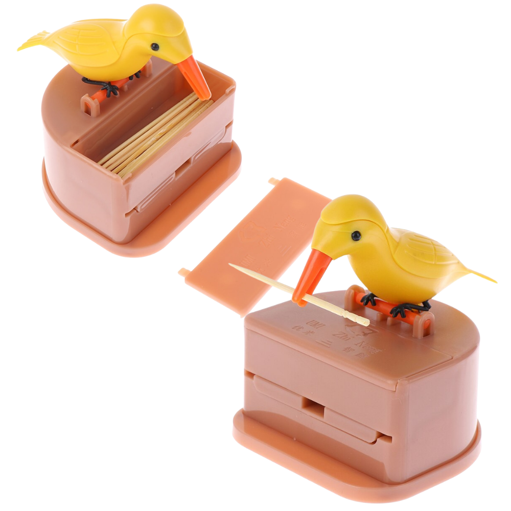 Bird Toothpick Dispenser Box