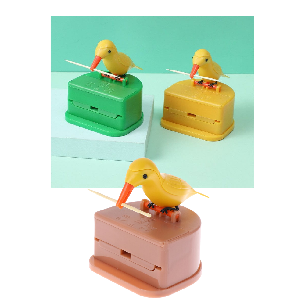 Bird Toothpick Dispenser Box