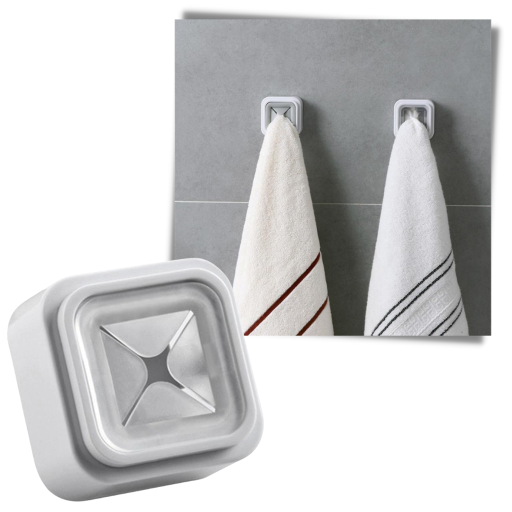 Pack of 3 Adhesive Towel Holders