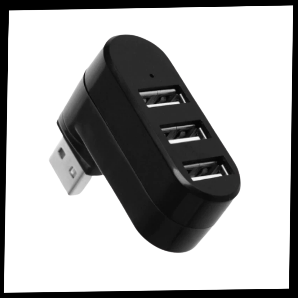 Multi-Port USB Rotating Adapter