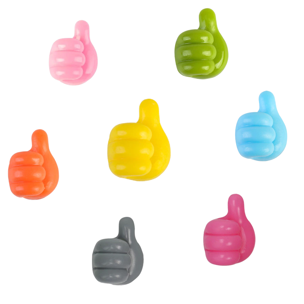 20-Pack Thumbs Up Wall Hooks