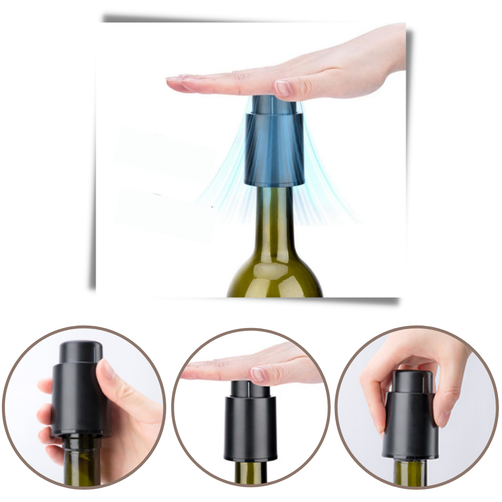 Vacuum Stopper for Wine Bottles