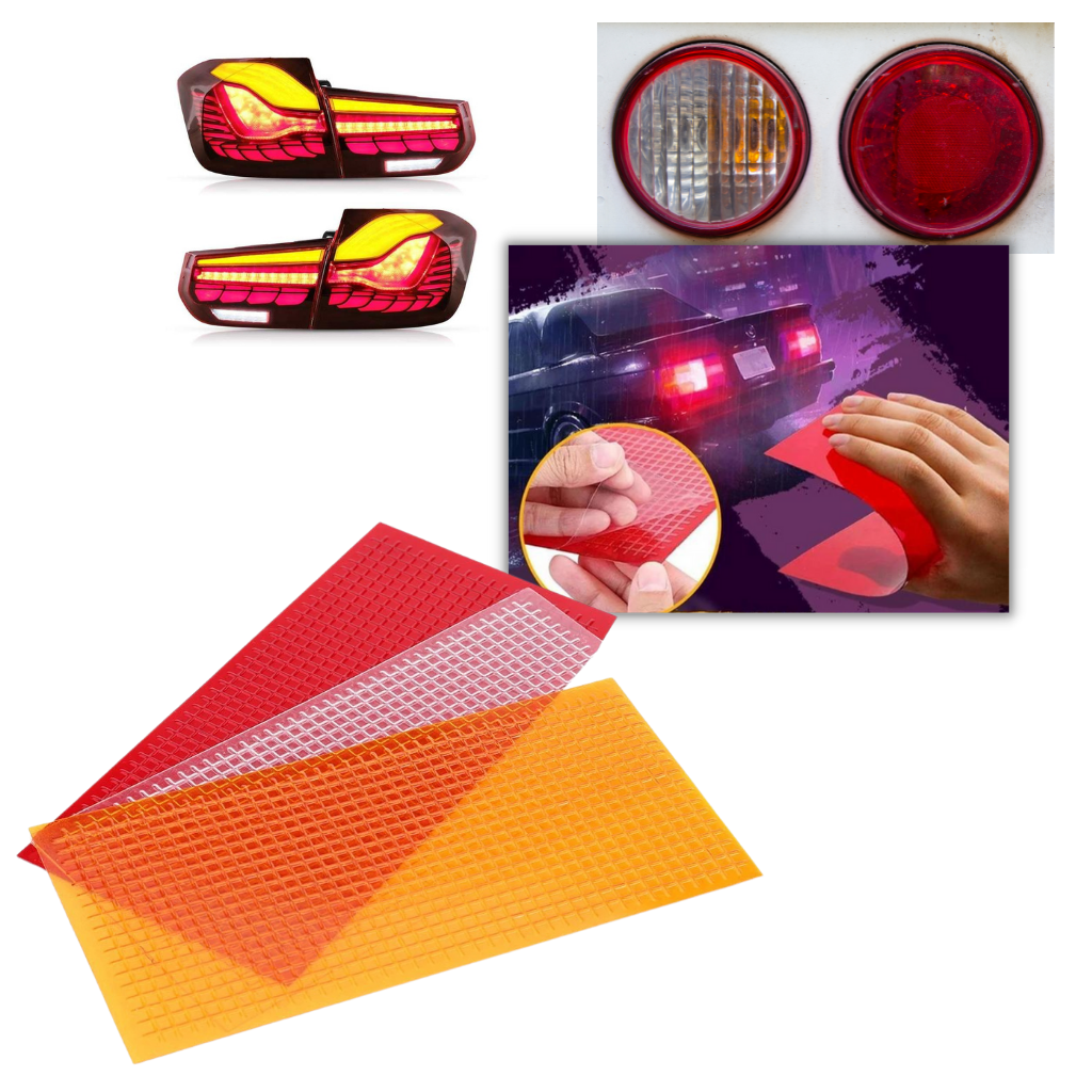 3 Pieces of Tail Light Repair Film -