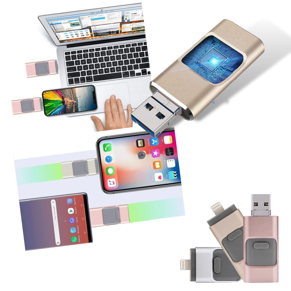 4 in 1 USB flash drive -