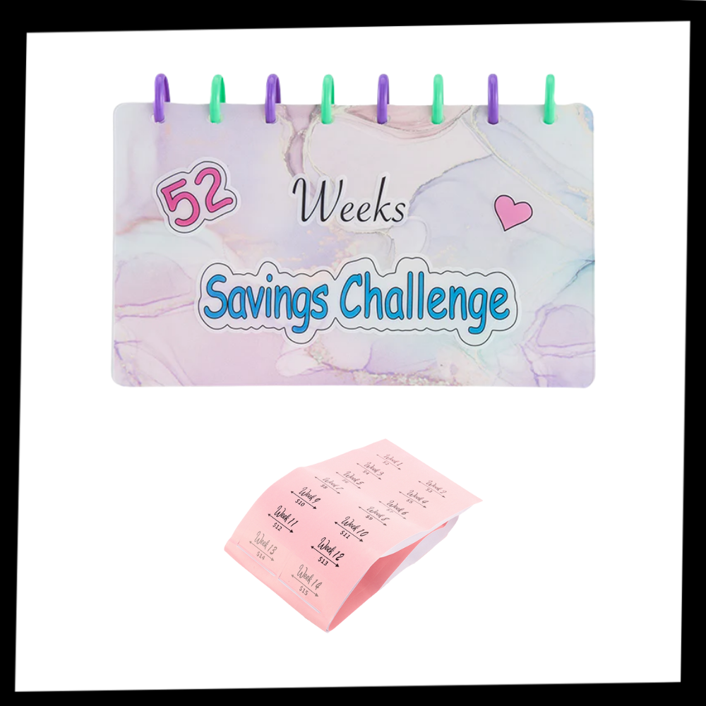 52 Week Comprehensive Savings Binder - Ozerty