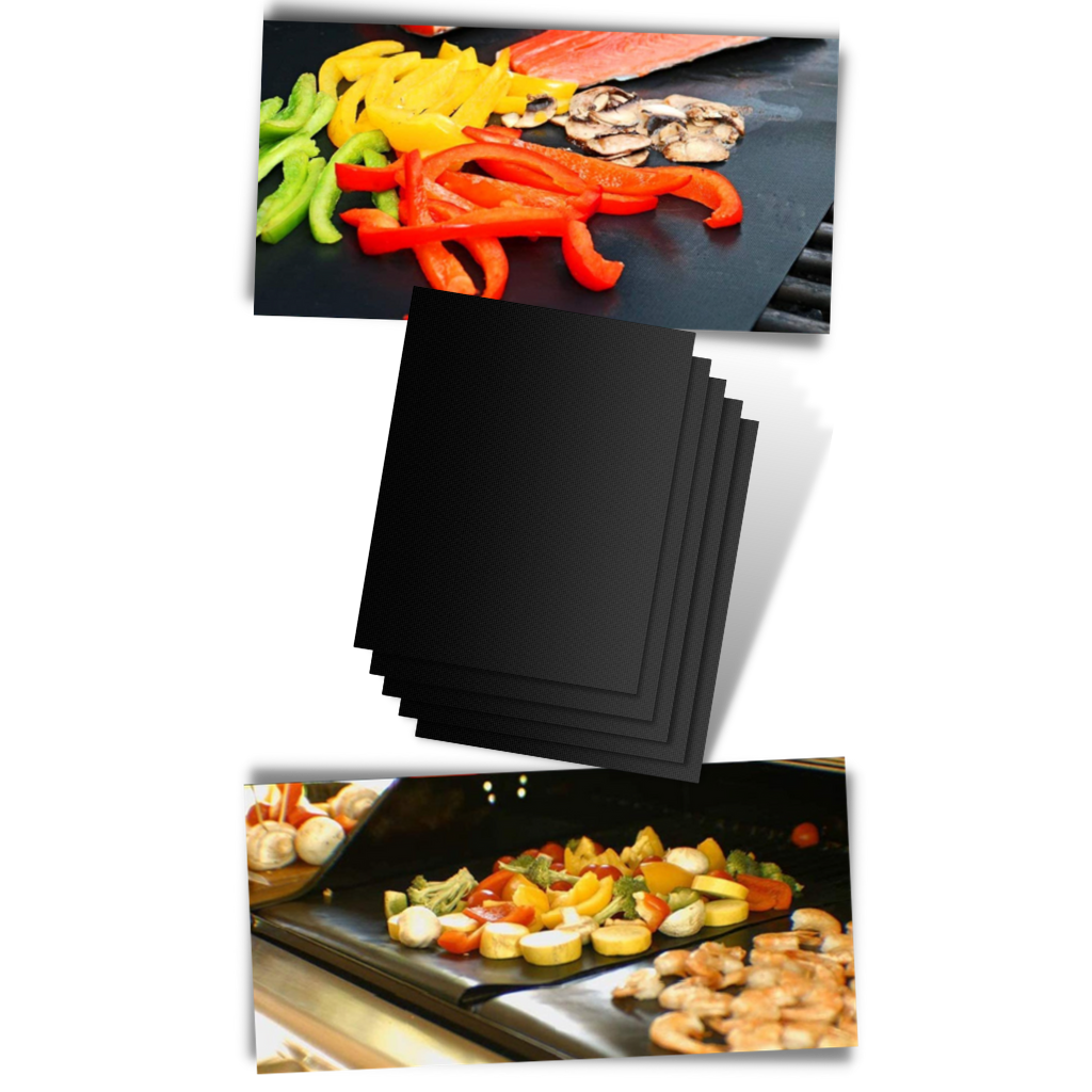 Premium non stick BBQ mats (5pcs)