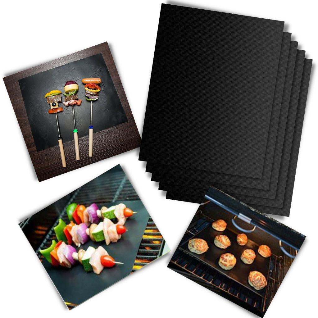 Premium non stick BBQ mats (5pcs)