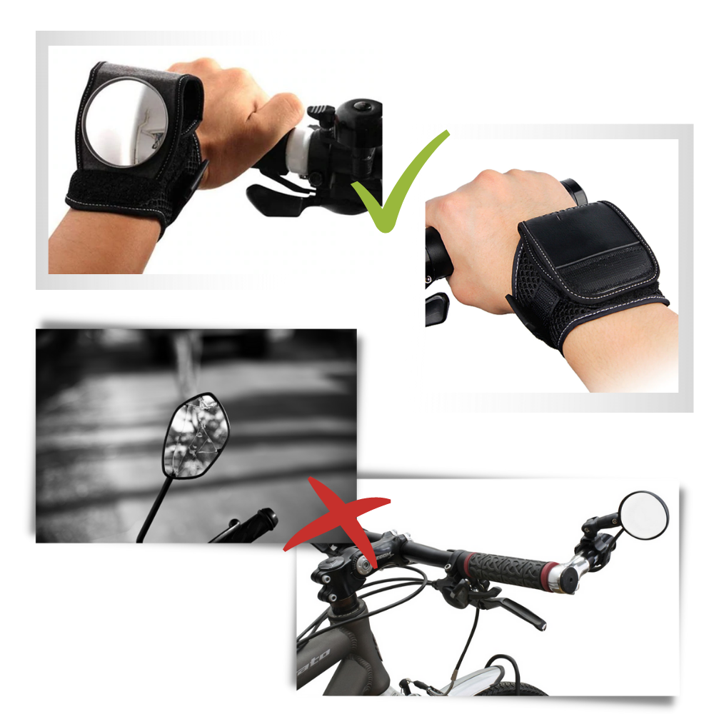 Wrist Rearview Mirror For Bicycle