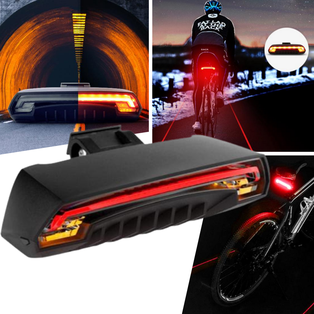 Bike Safety Tail Light with Indicators -