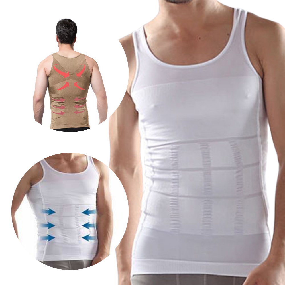 Slimming Body Shaper Undershirt  -