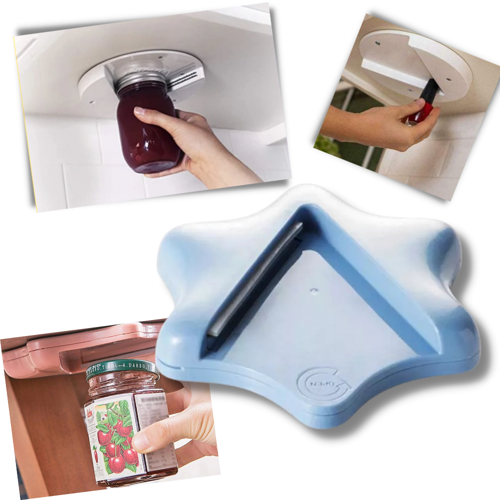 Under Cabinet Jar Opener -