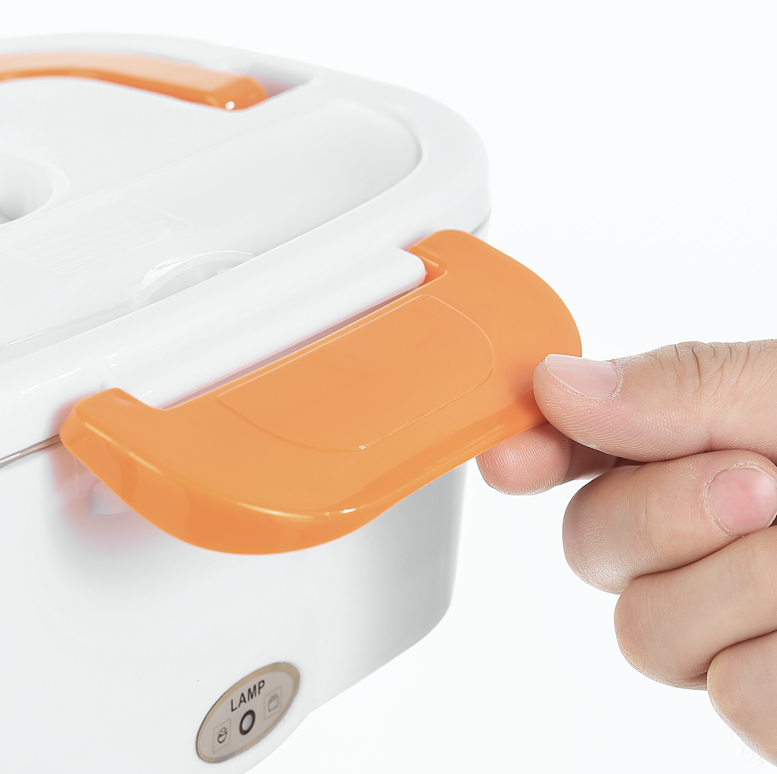 Electric and portable heated lunch box